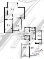 郑州国际城3室2厅1卫210㎡户型图