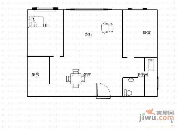 金色港湾5室2厅3卫223㎡户型图