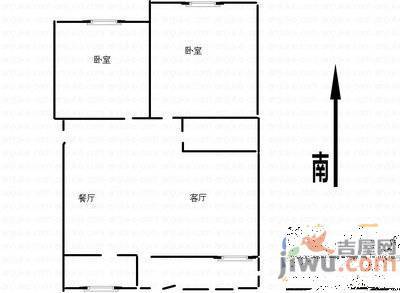 盛煌五环村3室2厅2卫120㎡户型图