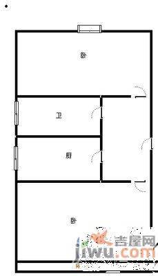 清华园3室2厅1卫户型图