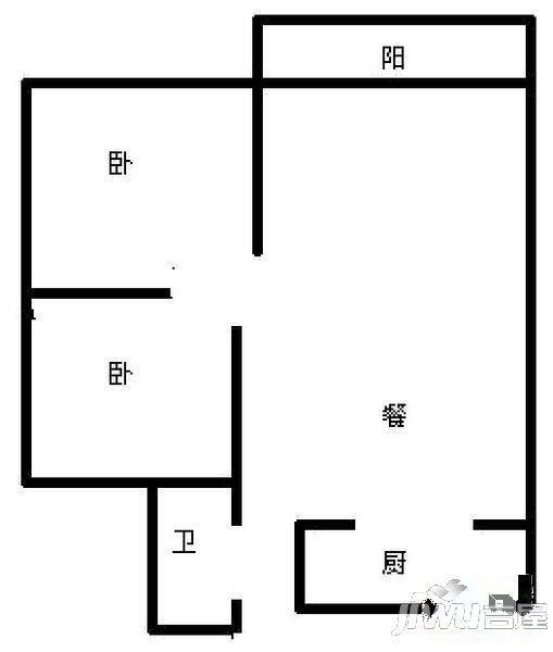 祝福第一城3室1厅2卫户型图