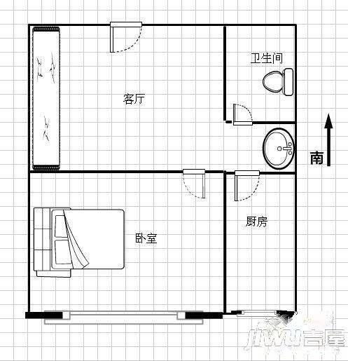 亚星盛世家园3室2厅1卫120.4㎡户型图