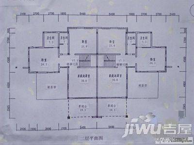 兰亭山庄5室3厅3卫290㎡户型图