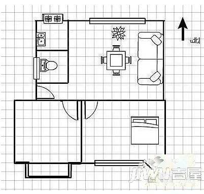 楠桦小区4室3厅2卫178㎡户型图