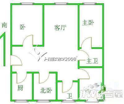 澳丽名苑4室2厅2卫183㎡户型图