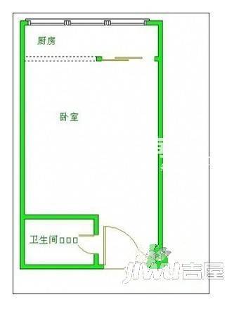 枫林花苑3室2厅1卫110㎡户型图