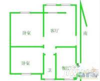 金元公寓2室2厅1卫100㎡户型图