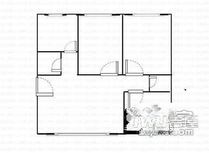 正泰花园小筑3室2厅2卫130㎡户型图