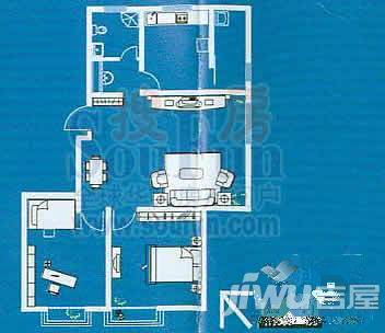 仟禧金泉国际3室2厅2卫138.1㎡户型图