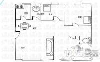 西华庭3室2厅2卫158㎡户型图