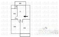 兴华街陇海路小区2室1厅1卫44㎡户型图