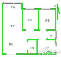 原田花园3室2厅1卫121㎡户型图