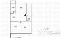 西宫房2室1厅1卫53㎡户型图