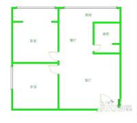 建强公寓2室2厅1卫户型图