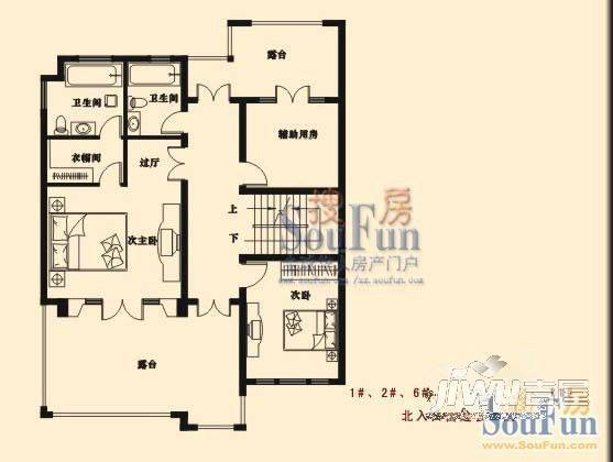 建业森林半岛别墅4室3厅2卫户型图