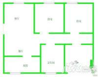 宏光鑫城3室2厅1卫132㎡户型图