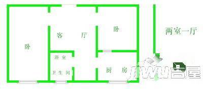 台胞小区3室2厅2卫户型图