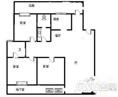 联盟新城二期5室2厅3卫350㎡户型图