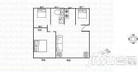 互助路小学家属院3室1厅1卫100㎡户型图