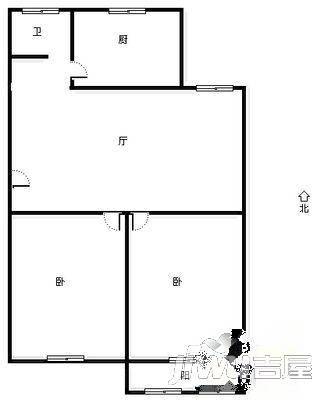 塔湾路小区3室2厅1卫130㎡户型图