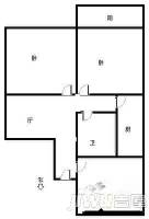 商埠新村3室1厅1卫69㎡户型图