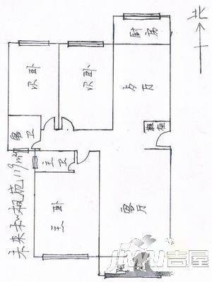 未来和枫苑2室2厅1卫户型图