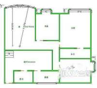 河务局家属院3室2厅1卫户型图