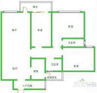 经一路5号院3室2厅1卫户型图