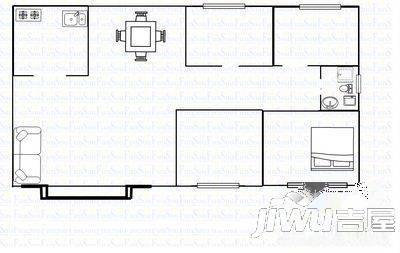 汉飞城市公园二期4室2厅2卫137㎡户型图