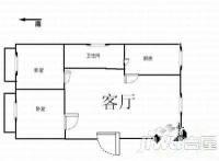 江山名典2室2厅1卫102㎡户型图
