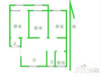 中华园3室1厅1卫户型图