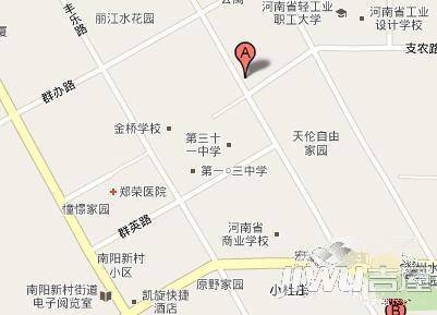 北彩鑫居位置交通图图片