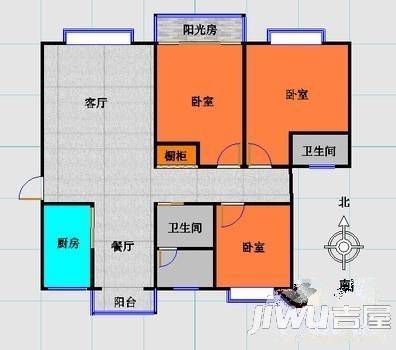 永丰心座1室0厅0卫40.4㎡户型图