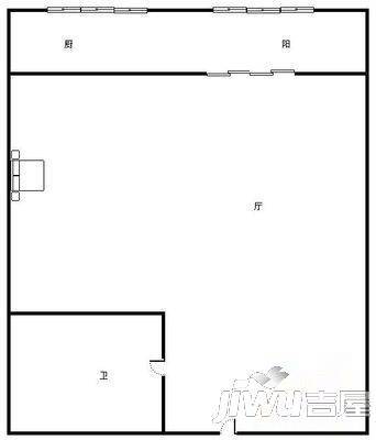 永丰心座1室0厅0卫40.4㎡户型图