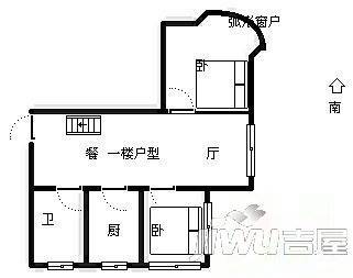 中凯丁香苑3室2厅2卫151㎡户型图