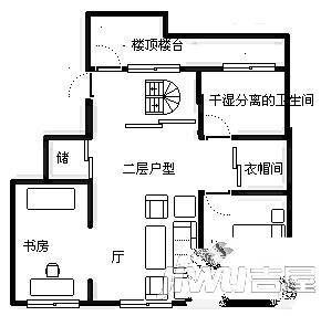 中凯丁香苑3室2厅2卫151㎡户型图