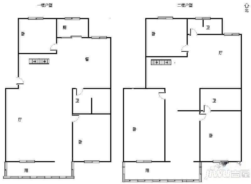 华裕小区6室3厅3卫236㎡户型图