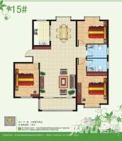 富寓花园3室2厅1卫144㎡户型图