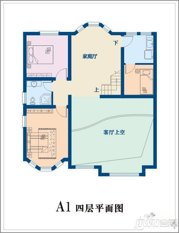 盈家水岸2室2厅1卫户型图