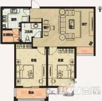 纬二路花园路小区2室1厅1卫56㎡户型图