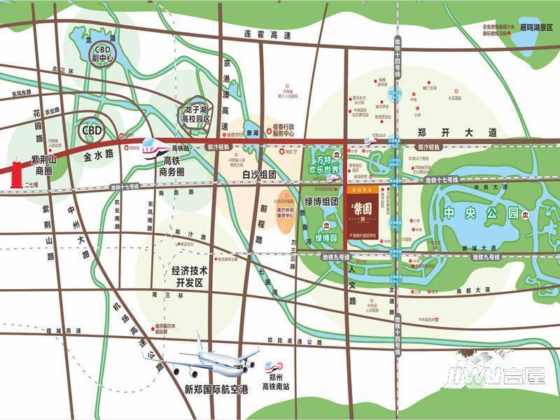 名门紫园位置交通图