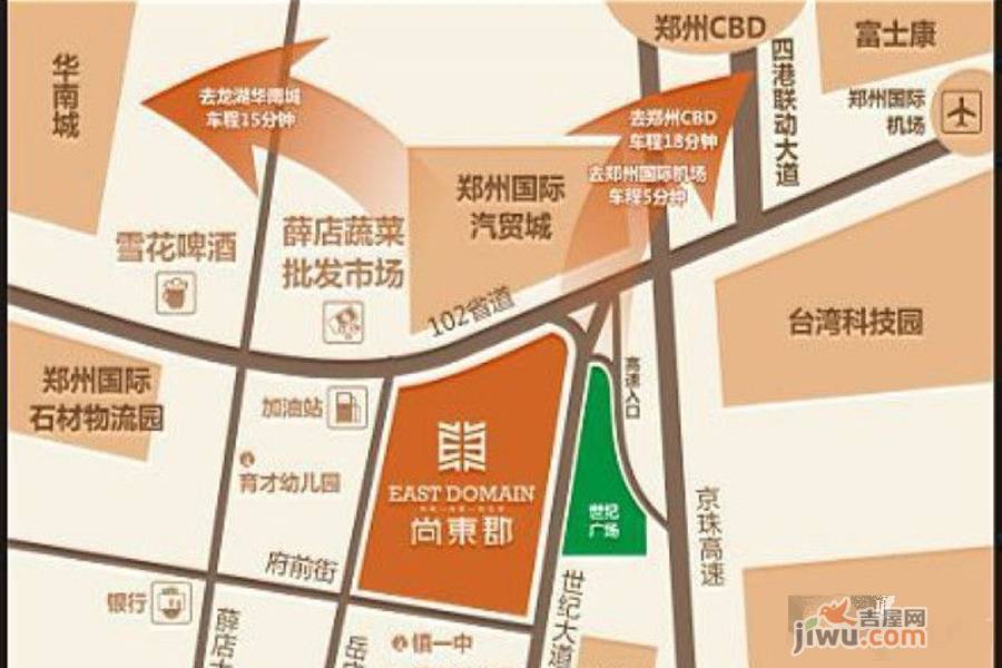 磊鑫尚东郡位置交通图图片