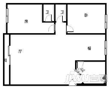 兴东龙腾盛世5室3厅3卫211㎡户型图