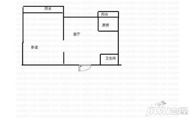 航海大厦3室2厅1卫131㎡户型图