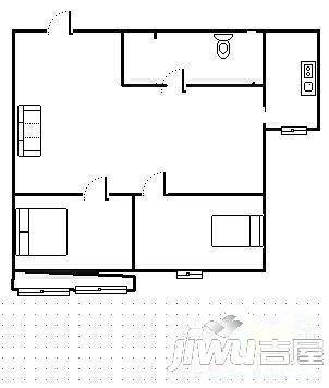 航海大厦3室2厅1卫131㎡户型图