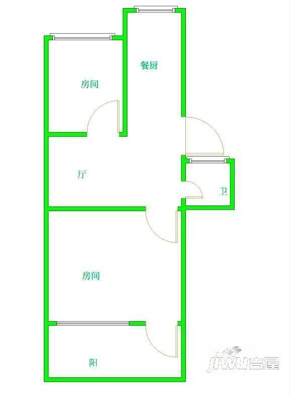 安淡新村3室2厅1卫户型图