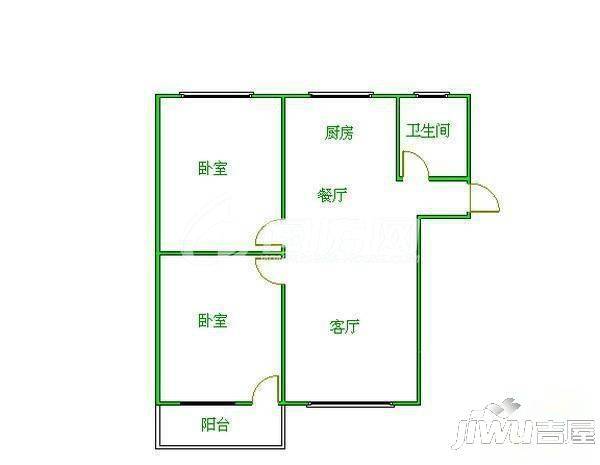 宁化新村3室1厅1卫户型图