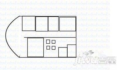 世界金龙大厦2室1厅1卫115㎡户型图