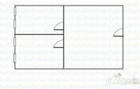 世界金龙大厦2室1厅1卫115㎡户型图