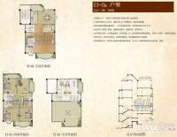 博仕后缘墅B期4室3厅4卫223㎡户型图